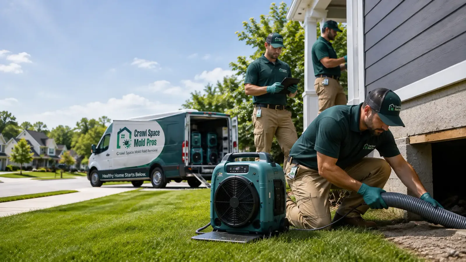 Crawl Space Mold Removal in Oradell, NJ
